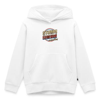 Sturm Legende - Kinder Premium Organic Hoodie - Weiß - Vorne - AI Model Kid Female (0cm)