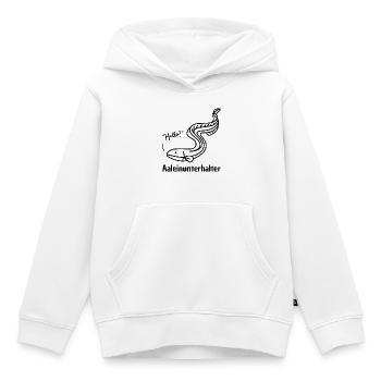 Aaleinunterhalter - Kinder Premium Organic Hoodie - Weiß - Vorne - AI Model Kid Female (0cm)