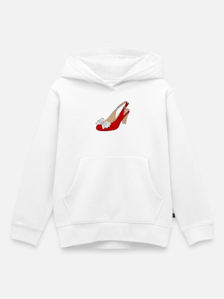 Schuh Damenschuh - Kinder Premium Organic Hoodie - Weiß