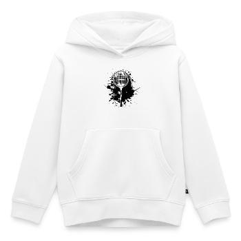Badminton rackets - Kids Premium Organic Hoodie - white - Front - AI Model Kid Female (0cm)