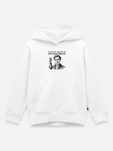 Strategic Operation - Kids Premium Organic Hoodie - white