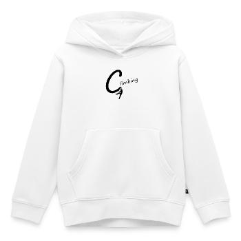 climbing abseilen klettern - Kinder Premium Organic Hoodie - Weiß - Vorne - AI Model Kid Female (0cm)
