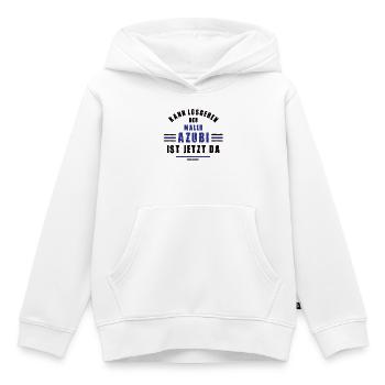 Apprenti peintre formation apprentissage formation peintre - Sweat Premium à capuche enfant bio - blanc - Devant - AI Model Kid Female (0cm)