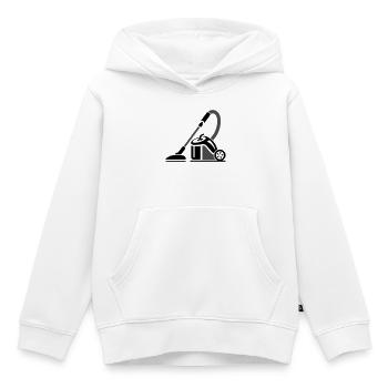Staubsauger Symbol Reinigungsfirma - Kinder Premium Organic Hoodie - Weiß - Vorne - AI Model Kid Female (0cm)