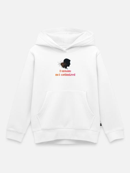 Nicht optimiert - Kinder Premium Organic Hoodie - Weiß