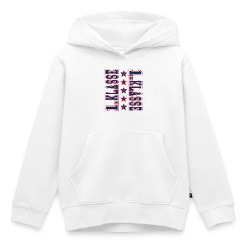 Grade 1 - First Grade School Enrollment School Child 2026 - Kids Premium Organic Hoodie - white - Front - AI Model Kid Female (0cm)