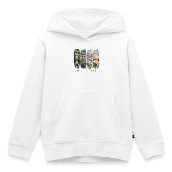 Mississippi Urlaub Travel – Südstaaten Charme - Kinder Premium Organic Hoodie - Weiß - Vorne - AI Model Kid Female (0cm)