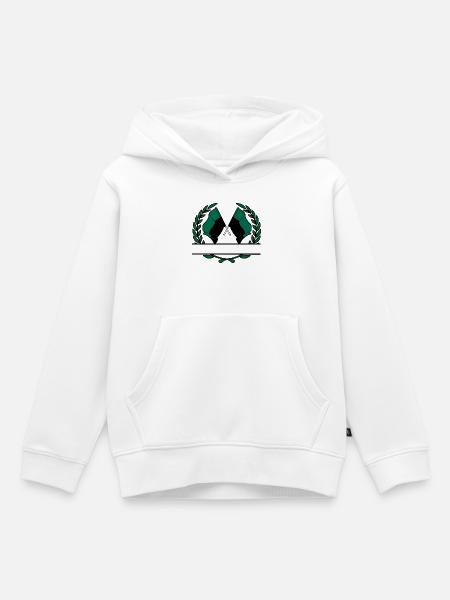 Texel Laurel Custom – Inselausgabe - Kinder Premium Organic Hoodie - Weiß