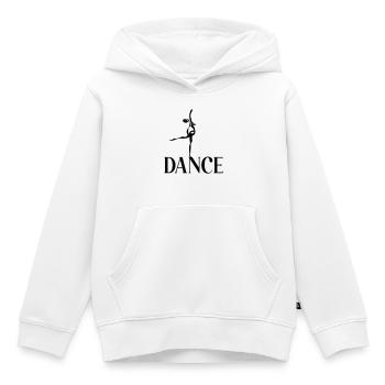 Ballerina Dancing Dance - Kids Premium Organic Hoodie - white - Front - AI Model Kid Female (0cm)