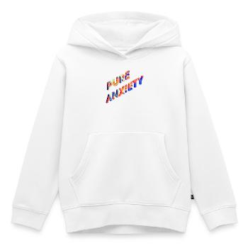 Punk Anxiety Neon-Splash - Kinder Premium Organic Hoodie - Weiß - Vorne - AI Model Kid Female (0cm)