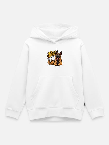 Belgischer Schäferhund - Kinder Premium Organic Hoodie - Weiß