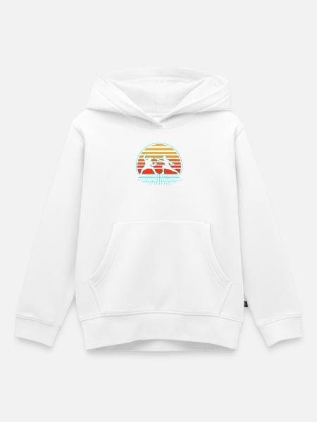 Fechten - Kinder Premium Organic Hoodie - Weiß
