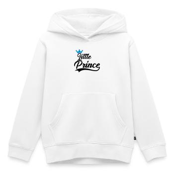 little Prince - Kids Premium Organic Hoodie - white - Front - AI Model Kid Female (0cm)