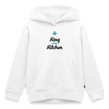 Cuire - Sweat Premium à capuche enfant bio - blanc - Devant - AI Model Kid Female (0cm)