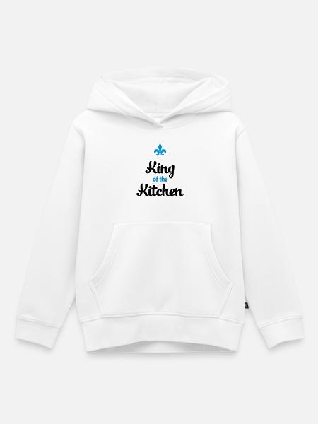 Kochen - Kinder Premium Organic Hoodie - Weiß
