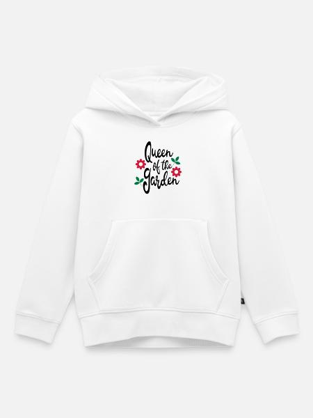 Gärtnerin - Kinder Premium Organic Hoodie - Weiß