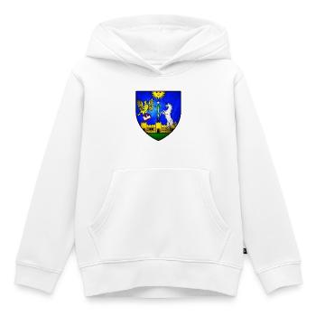 Eger - Ungarn - Kinder Premium Organic Hoodie - Weiß - Vorne - AI Model Kid Female (0cm)
