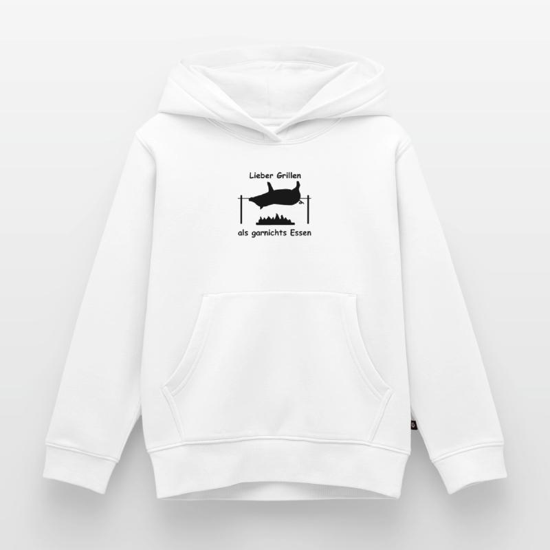 spanferkel grillen speise Kinder Premium Organic Hoodie