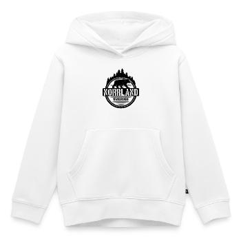 Bär Norrland Sverige - Sweat Premium à capuche enfant bio - blanc - Devant - AI Model Kid Female (0cm)
