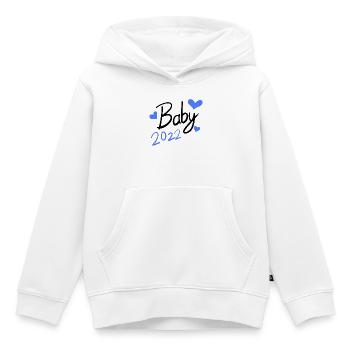 Baby 2022 - Neugeborenes 2022 - Kinder Premium Organic Hoodie - Weiß - Vorne - AI Model Kid Female (0cm)