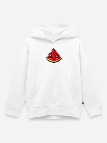Watermelon Watermelons - Kids Premium Organic Hoodie - white