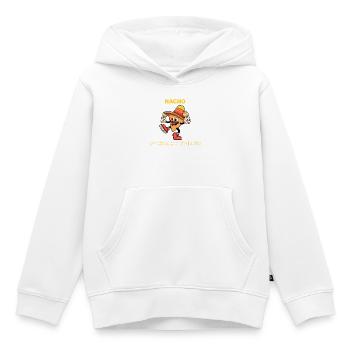 Nacho Ami moyen - Sweat Premium à capuche enfant bio - blanc - Devant - AI Model Kid Female (0cm)