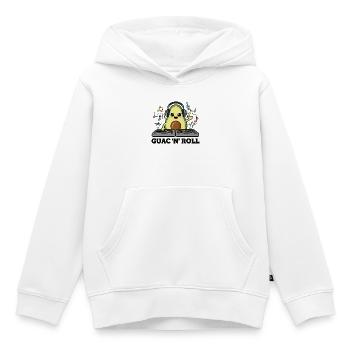 Guac Beats - Kinder Premium Organic Hoodie - Weiß - Vorne - AI Model Kid Female (0cm)