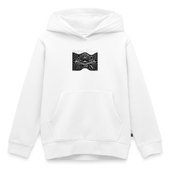 Synth waves Synthesizer  - Kinder Premium Organic Hoodie - Weiß - Vorne - AI Model Kid Female (0cm)
