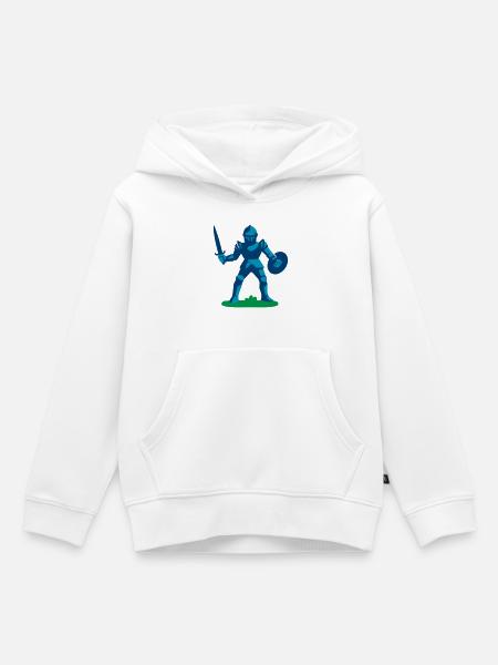 Wächter des Ritterwegs - Kinder Premium Organic Hoodie - Weiß
