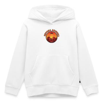 Sedona Arizona UFO Sonnenuntergang - Kinder Premium Organic Hoodie - Weiß - Vorne - AI Model Kid Female (0cm)
