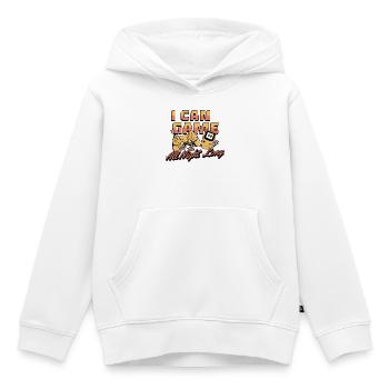 I Can Game All Night Long Retro Gamer Controller - Kinder Premium Organic Hoodie - Weiß - Vorne - AI Model Kid Female (0cm)