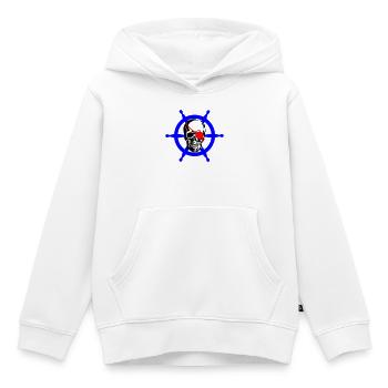 Pirat - Kinder Premium Organic Hoodie - Weiß - Vorne - AI Model Kid Female (0cm)
