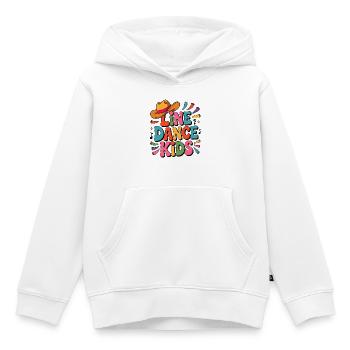 Line Dance Kids - Kids Premium Organic Hoodie - white - Front - AI Model Kid Female (0cm)