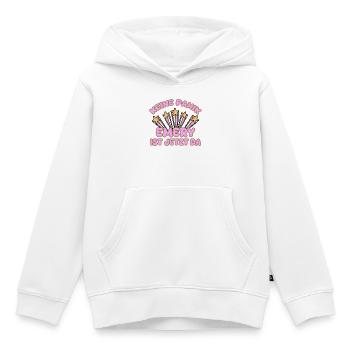 Frauenname Emery - Kinder Premium Organic Hoodie - Weiß - Vorne - AI Model Kid Female (0cm)