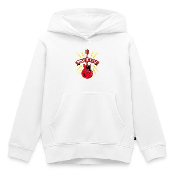 Rock 'n' Roll Gitarre - Kinder Premium Organic Hoodie - Weiß - Vorne - AI Model Kid Female (0cm)