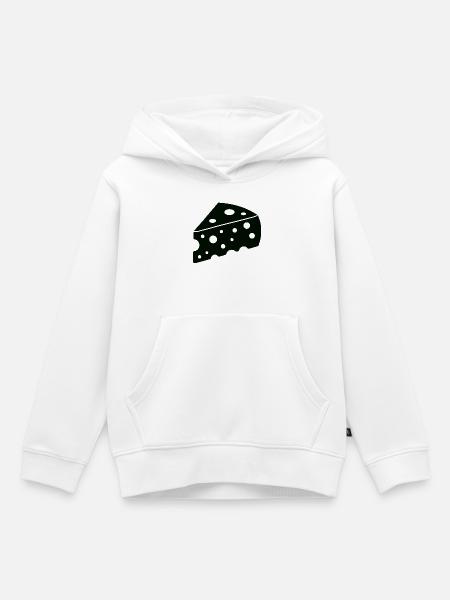 Schweizer Käse - Kinder Premium Organic Hoodie - Weiß