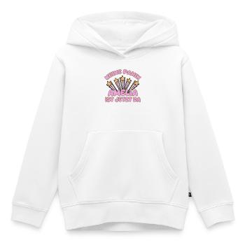 Spruch Amelia - Kinder Premium Organic Hoodie - Weiß - Vorne - AI Model Kid Female (0cm)