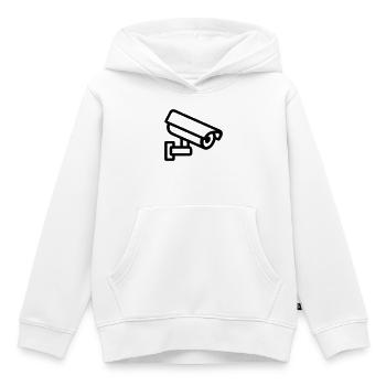 Kamera - Kinder Premium Organic Hoodie - Weiß - Vorne - AI Model Kid Female (0cm)