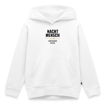Zu 100% Ich – Ehrliches Statement - Kinder Premium Organic Hoodie - Weiß - Vorne - AI Model Kid Female (0cm)