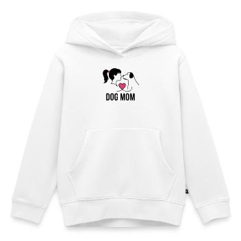 Dog Mom Dog Girl Dear Mistress - Kids Premium Organic Hoodie - white - Front - AI Model Kid Female (0cm)
