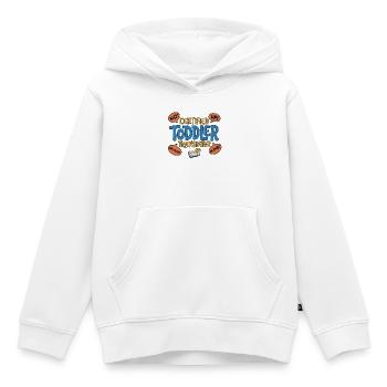 Tee de traducteur certifié pour tout-petits - Sweat Premium à capuche enfant bio - blanc - Devant - AI Model Kid Female (0cm)