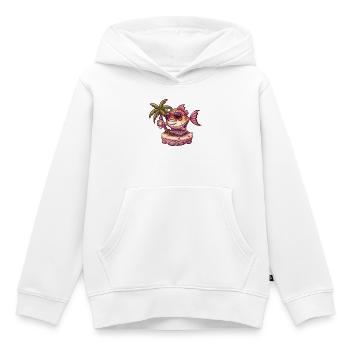 Piranha Fische Sommer Urlaub - Kinder Premium Organic Hoodie - Weiß - Vorne - AI Model Kid Female (0cm)
