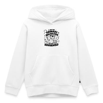 Rat Humour Primary Breadloser Cadeau Drôle - Sweat Premium à capuche enfant bio - blanc - Devant - AI Model Kid Female (0cm)