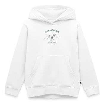 Club social de sushi Maki Roll depuis 2007 style japonais - Sweat Premium à capuche enfant bio - blanc - Devant - AI Model Kid Female (0cm)