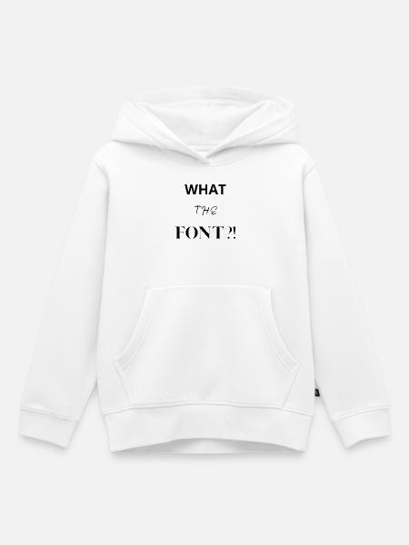 Was zum Teufel?! - Kinder Premium Organic Hoodie - Weiß