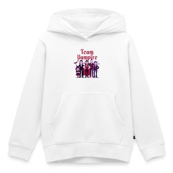 Team Vampire Family - Kinder Premium Organic Hoodie - Weiß - Vorne - AI Model Kid Female (0cm)