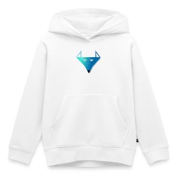 Arctic wolf - Kids Premium Organic Hoodie - white - Front - AI Model Kid Female (0cm)