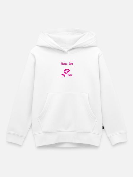 Sternzeichen Stier - Kinder Premium Organic Hoodie - Weiß