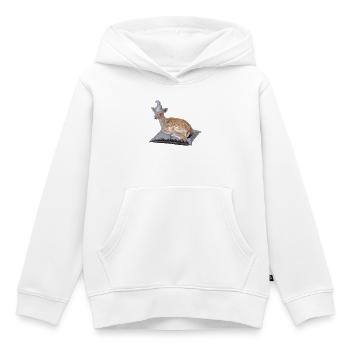 Rehkitz Nachthemd Schlafanzug Pyjama  - Kinder Premium Organic Hoodie - Weiß - Vorne - AI Model Kid Female (0cm)