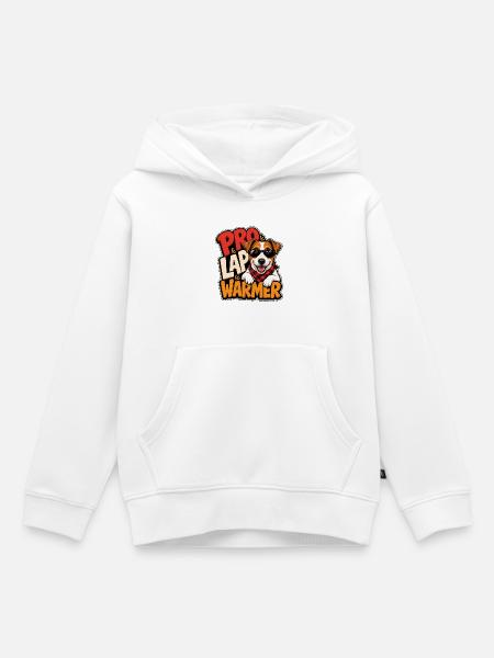 Jack Russell Terrier - Kinder Premium Organic Hoodie - Weiß